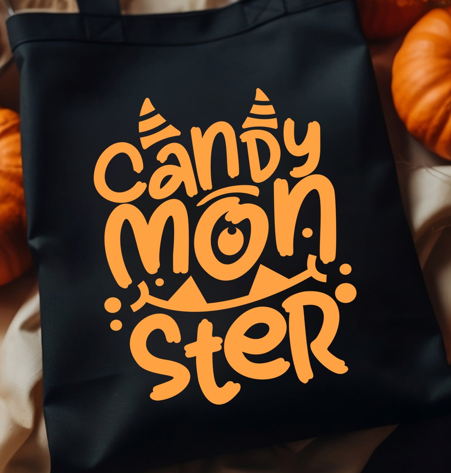 Trick or Treat Bag - “Candy Monster”, Glow in Dark