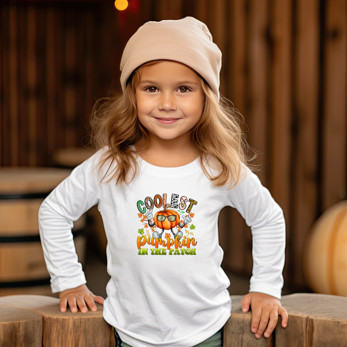 Fall Toddler T-Shirt - "Coolest Pumpkin in the Patch"