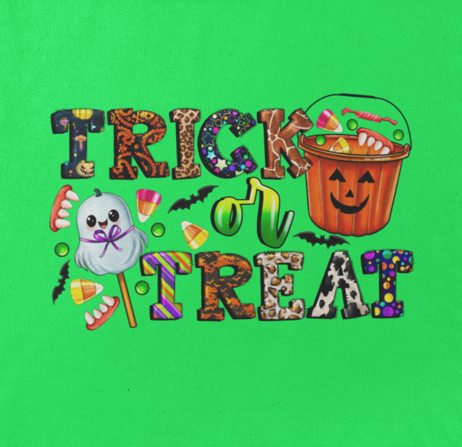 Trick or Treat Bag, “Trick or Treat – Pumpkin”